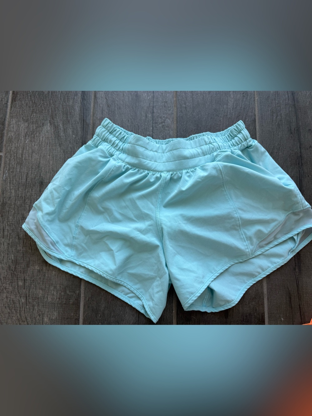 lululemon athletica Women's Athletic Shorts - Pink, Light Blue, Orange - Picture 2 of 7